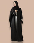 4pcs Satin Abaya Set Elegant Muslim Women’s Robe - Ergosalah - Ergonomic padded prayer mat for knee support