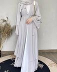 Samara - Chiffon Abaya Set (including Hijab & Belt)