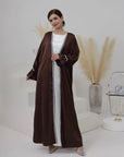 Mina - Nida Abaya Set (Includes Inner Dress & Belt)