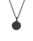 Allah Name Pendant Necklace | Islamic Titanium Steel Medallion in Gold, Silver & Black - Ergosalah - Ergonomic padded prayer mat for knee support