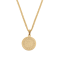 Allah Name Pendant Necklace | Islamic Titanium Steel Medallion in Gold, Silver & Black - Ergosalah - Ergonomic padded prayer mat for knee support