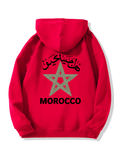 Arabic Morocco Hoodie | Unisex Back Print - Ergosalah - Ergonomic padded prayer mat for knee support
