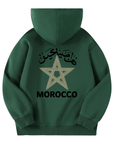 Arabic Morocco Hoodie | Unisex Back Print - Ergosalah - Ergonomic padded prayer mat for knee support