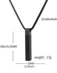 Ayatul Kursi 3D Stainless Steel Pendant Necklace - Ergosalah - Ergonomic padded prayer mat for knee support
