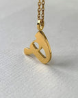 Custom Arabic Letter Necklace - Ergosalah - Ergonomic padded prayer mat for knee support