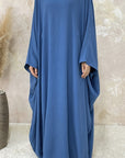 Duaa - Ice silk Abaya (without hijab) - Ergosalah - Ergonomic padded prayer mat for knee support
