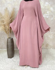 Duaa - Ice silk Abaya (without hijab) - Ergosalah - Ergonomic padded prayer mat for knee support