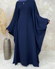 Duaa - Ice silk Abaya (without hijab) - Ergosalah - Ergonomic padded prayer mat for knee support