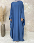 Duaa - Ice silk Abaya (without hijab) - Ergosalah - Ergonomic padded prayer mat for knee support