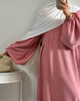 Elegant Warm Corduroy Abaya - Ergosalah - Ergonomic padded prayer mat for knee support