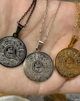 Embossed Ayatul Kursi Pendant Necklace - Ergosalah - Ergonomic padded prayer mat for knee support
