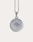 Embossed Ayatul Kursi Pendant Necklace - Ergosalah - Ergonomic padded prayer mat for knee support
