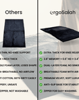 ErgoSalah® 2.0 - Ergosalah - Ergonomic padded prayer mat for knee support