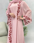 Fadhaa - Chiffon abaya set (including hijab) - Ergosalah - Ergonomic padded prayer mat for knee support