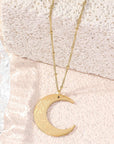 Inna Ma’al Usri Yusra Crescent Moon Necklace - Ergosalah - Ergonomic padded prayer mat for knee support
