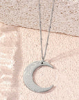 Inna Ma’al Usri Yusra Crescent Moon Necklace - Ergosalah - Ergonomic padded prayer mat for knee support