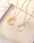 Inna Ma’al Usri Yusra Crescent Moon Necklace - Ergosalah - Ergonomic padded prayer mat for knee support