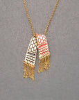 Keffiyeh Necklace - Ergosalah - Ergonomic padded prayer mat for knee support