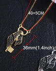 Keffiyeh Pendant Necklace - Ergosalah - Ergonomic padded prayer mat for knee support