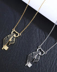Keffiyeh Pendant Necklace - Ergosalah - Ergonomic padded prayer mat for knee support
