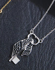 Keffiyeh Pendant Necklace - Ergosalah - Ergonomic padded prayer mat for knee support