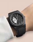 Men’s Arabic Watch – Engraved Middle Eastern Design - Ergosalah - Ergonomic padded prayer mat for knee support