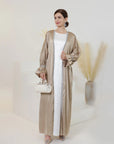 Mina - Nida Abaya Set (Includes Inner Dress & Belt) - Ergosalah - Ergonomic padded prayer mat for knee support