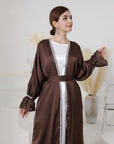 Mina - Nida Abaya Set (Includes Inner Dress & Belt) - Ergosalah - Ergonomic padded prayer mat for knee support