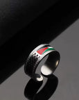 Modern Palestine Map Ring – Stainless Steel | Boys & Girls - Ergosalah - Ergonomic padded prayer mat for knee support