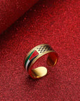 Modern Palestine Map Ring – Stainless Steel | Boys & Girls - Ergosalah - Ergonomic padded prayer mat for knee support