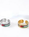 Modern Palestine Map Ring – Stainless Steel | Boys & Girls - Ergosalah - Ergonomic padded prayer mat for knee support