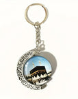 Moon Shaped Islamic Rotating Keychain - Ergosalah - Ergonomic padded prayer mat for knee support