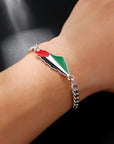 Palestine Map Charm Unisex Bracelet - Ergosalah - Ergonomic padded prayer mat for knee support