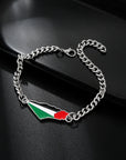 Palestine Map Charm Unisex Bracelet - Ergosalah - Ergonomic padded prayer mat for knee support