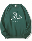 Peace Sweater (Unisex) | Front Print - Ergosalah - Ergonomic padded prayer mat for knee support