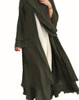 Sara - Chiffon Abaya (Without Hijab) - Ergosalah - Ergonomic padded prayer mat for knee support