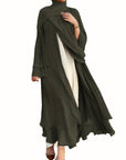 Sara - Chiffon Abaya (Without Hijab) - Ergosalah - Ergonomic padded prayer mat for knee support
