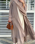 Sara - Chiffon Abaya (Without Hijab) - Ergosalah - Ergonomic padded prayer mat for knee support