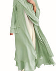 Sara - Chiffon Abaya (Without Hijab) - Ergosalah - Ergonomic padded prayer mat for knee support
