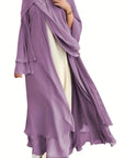 Sara - Chiffon Abaya (Without Hijab) - Ergosalah - Ergonomic padded prayer mat for knee support