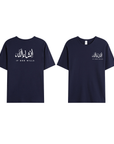 T-shirt Unisex | Insha allah | Front and back - Ergosalah - Ergonomic padded prayer mat for knee support