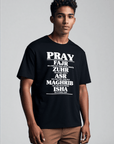 T-shirt Unisex | Salah Virtues | Front - Ergosalah - Ergonomic padded prayer mat for knee support
