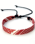 Vintage Boho Braided Bracelets – For Men & Women, Adjustable & Handwoven - Ergosalah - Ergonomic padded prayer mat for knee support