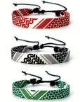 Vintage Boho Braided Bracelets – For Men & Women, Adjustable & Handwoven - Ergosalah - Ergonomic padded prayer mat for knee support