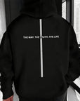 Way - Truth - Life Hoodie | Unisex Back Print - Ergosalah - Ergonomic padded prayer mat for knee support