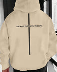 Way - Truth - Life Hoodie | Unisex Back Print - Ergosalah - Ergonomic padded prayer mat for knee support
