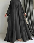 Zahra – Chiffon Abaya Set - Ergosalah - Ergonomic padded prayer mat for knee support