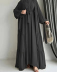 Zahra – Chiffon Abaya Set - Ergosalah - Ergonomic padded prayer mat for knee support