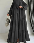 Zahra – Chiffon Abaya Set - Ergosalah - Ergonomic padded prayer mat for knee support