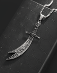 Zulfikar Sword Pendant – Imam Ali Islamic Necklace - Ergosalah - Ergonomic padded prayer mat for knee support